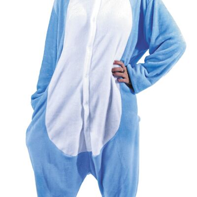 ADULT BLUE UNICORN KIGURUMI COSTUME