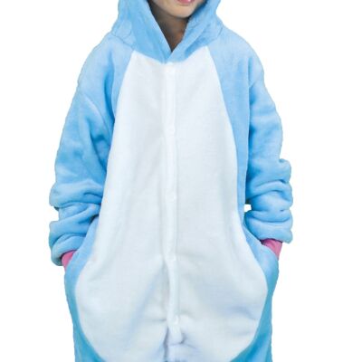 BLUE UNICORN KIGURUMI COSTUME FOR CHILDREN SIZE 4/6 YEARS