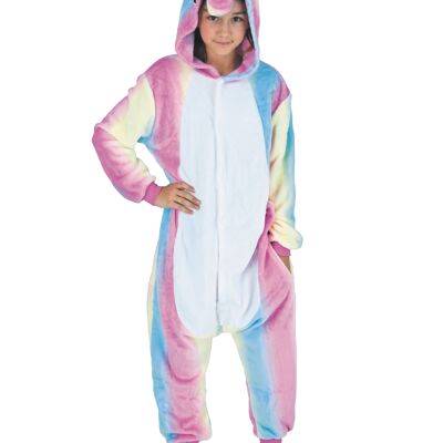 KIGURUMI RAINBOW UNICORN COSTUME FOR CHILDREN SIZE 11/14 YEARS
