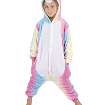KIGURUMI RAINBOW UNICORN COSTUME FOR CHILDREN SIZE 4/6 YEARS
