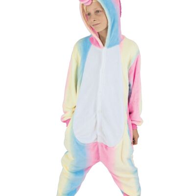 KIGURUMI RAINBOW UNICORN COSTUME FOR CHILDREN SIZE 7/9 YEARS