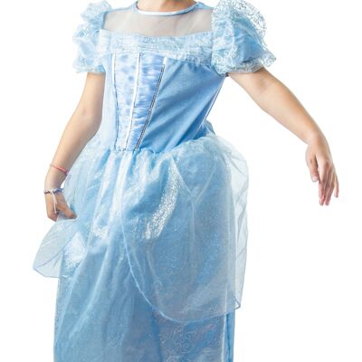 BLUE PRINCESS COSTUME 4-6 YEARS