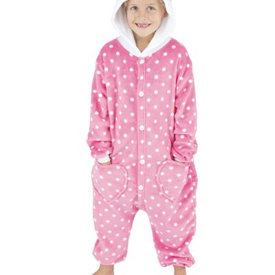 PINK CAT KIGURUMI COSTUME FOR CHILDREN SIZE 4/6 YEARS