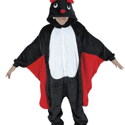 COSTUME KIGURUMI DA PIPISTRELLO PER BAMBINI TAGLIA 7/9 ANNI