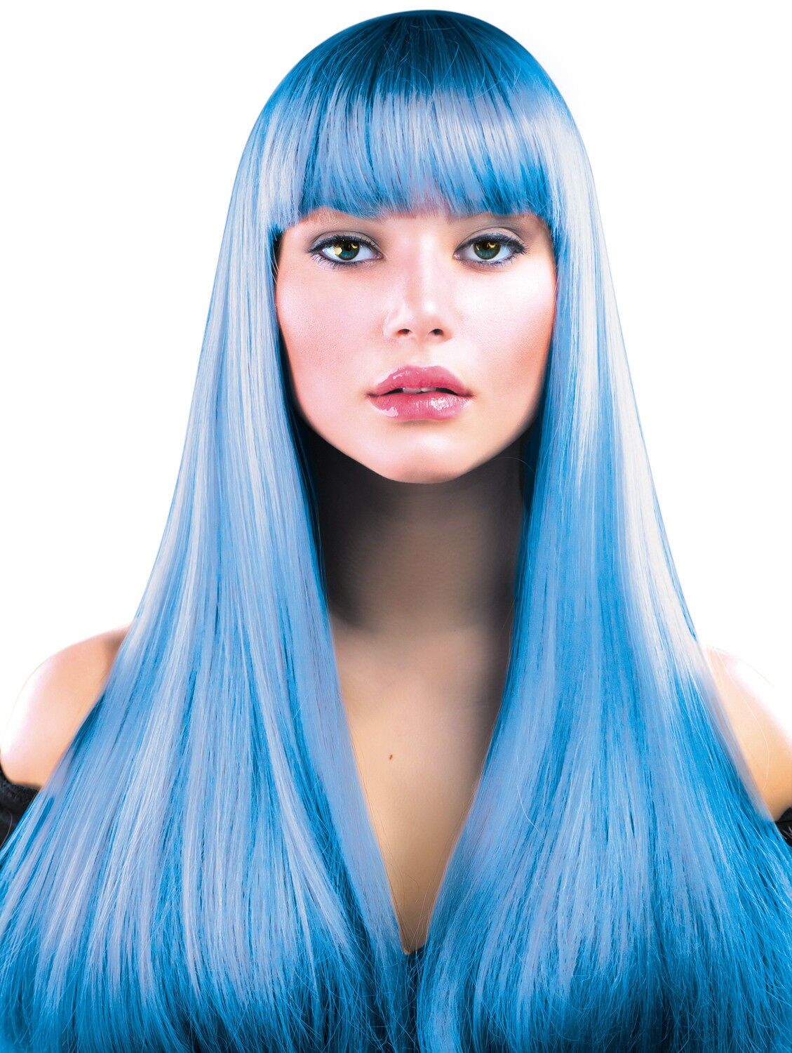 PARRUCCA LOLA TURCHESE NEON