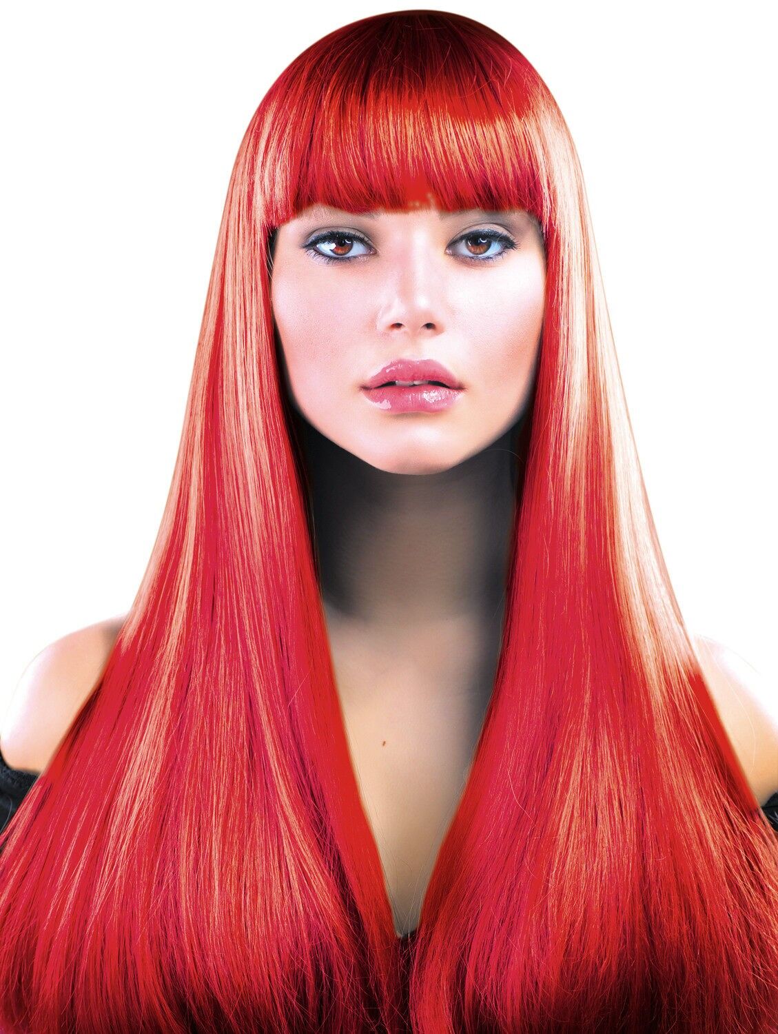 PARRUCCA ROSSA NEON LOLA