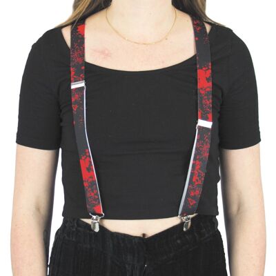 BLOODY BLACK SUSPENDERS