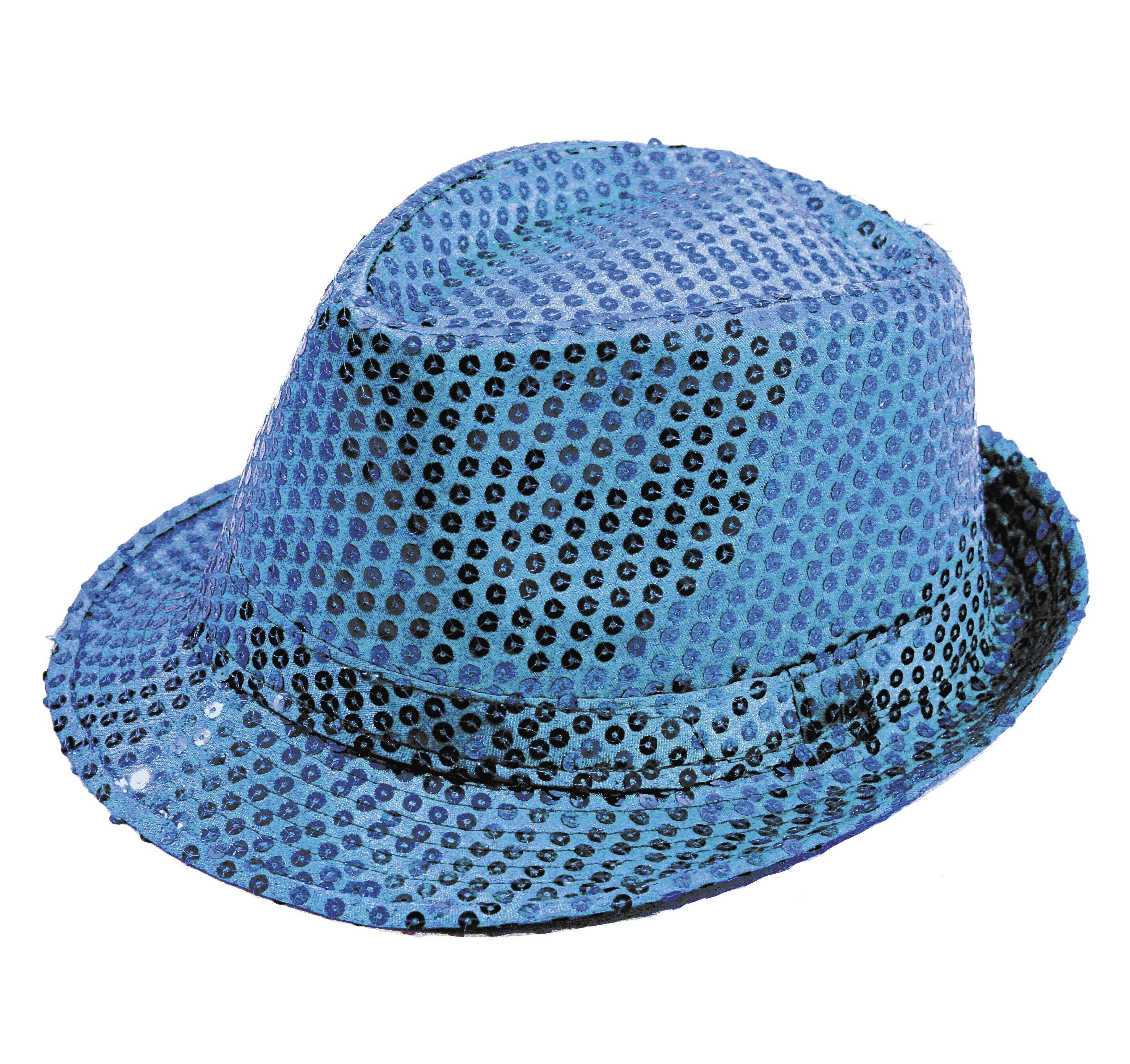 BORSALINO CON PAILLETTES TURCHESE