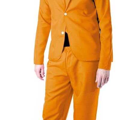 Completo alla moda arancione neon