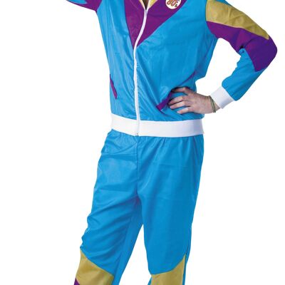 COSTUME JOGGING 80'S BLUE