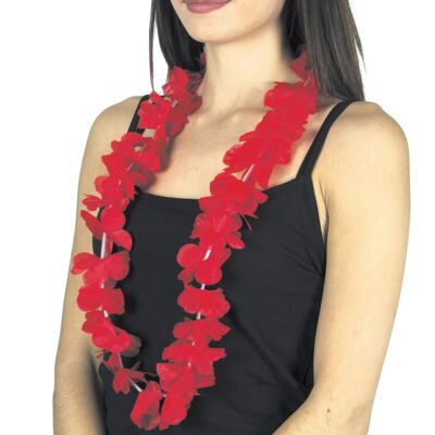 RED HAWAIIAN NECKLACE