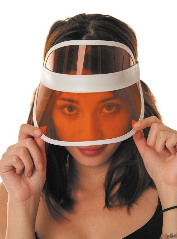 VISIERA DA POKER ARANCIONE