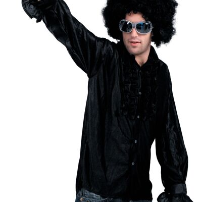CAMICIA DISCO NERA XL