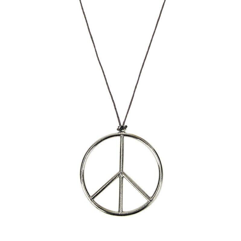 CIONDOLO HIPPIE IN ARGENTO 6.5 cm