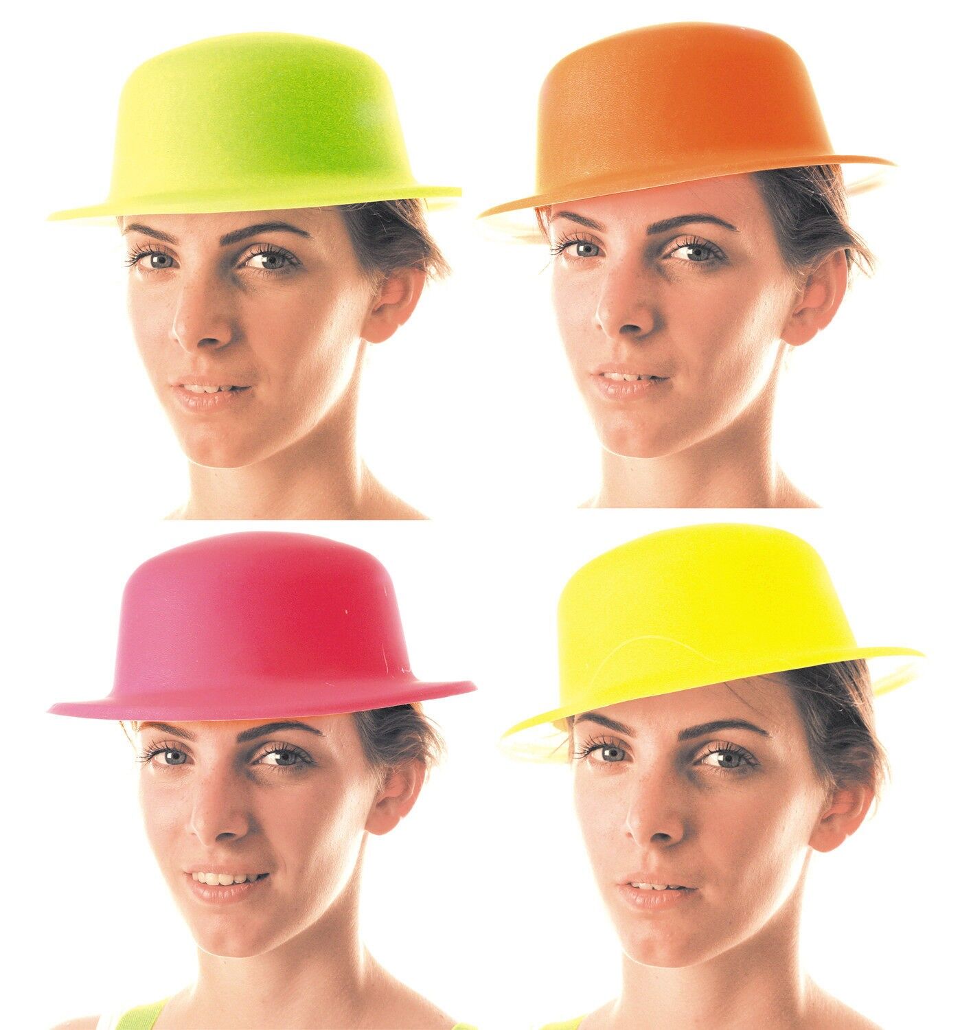 MELONE IN PLASTICA FLUORESCENTE 4 COLORI ASSORTITI