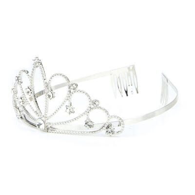 TIARA DE PLATA DE LUJO
