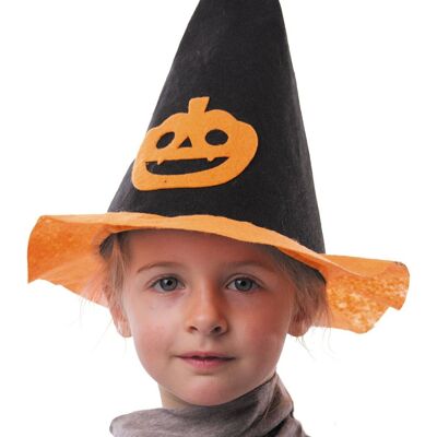 CHAPEAU ENFANT CITROUILLE FEUTRINE
