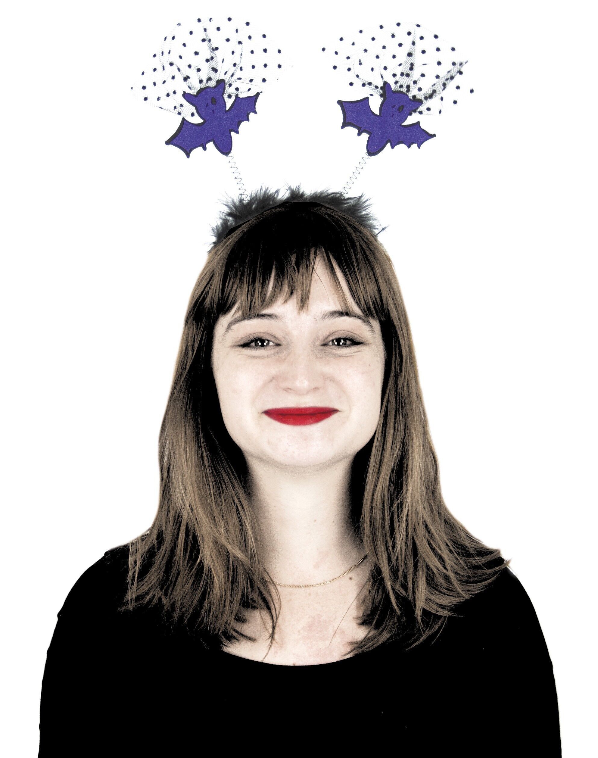 FASCIA IN PIZZO A FORMA DI PIPISTRELLO