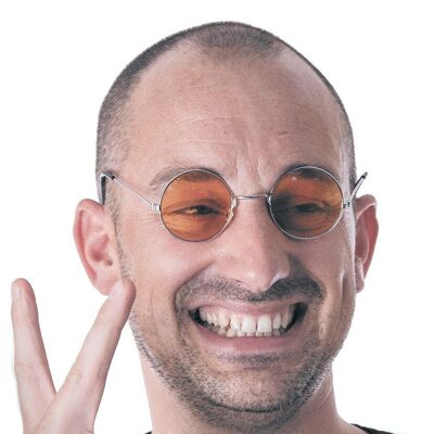 ORANGE HIPPY GLASSES