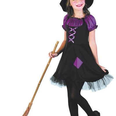 COSTUME SORCIERE VIOLETTE 7-9