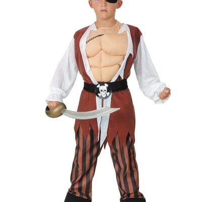 COSTUME PIRATE MUSCLE 7-9ANS