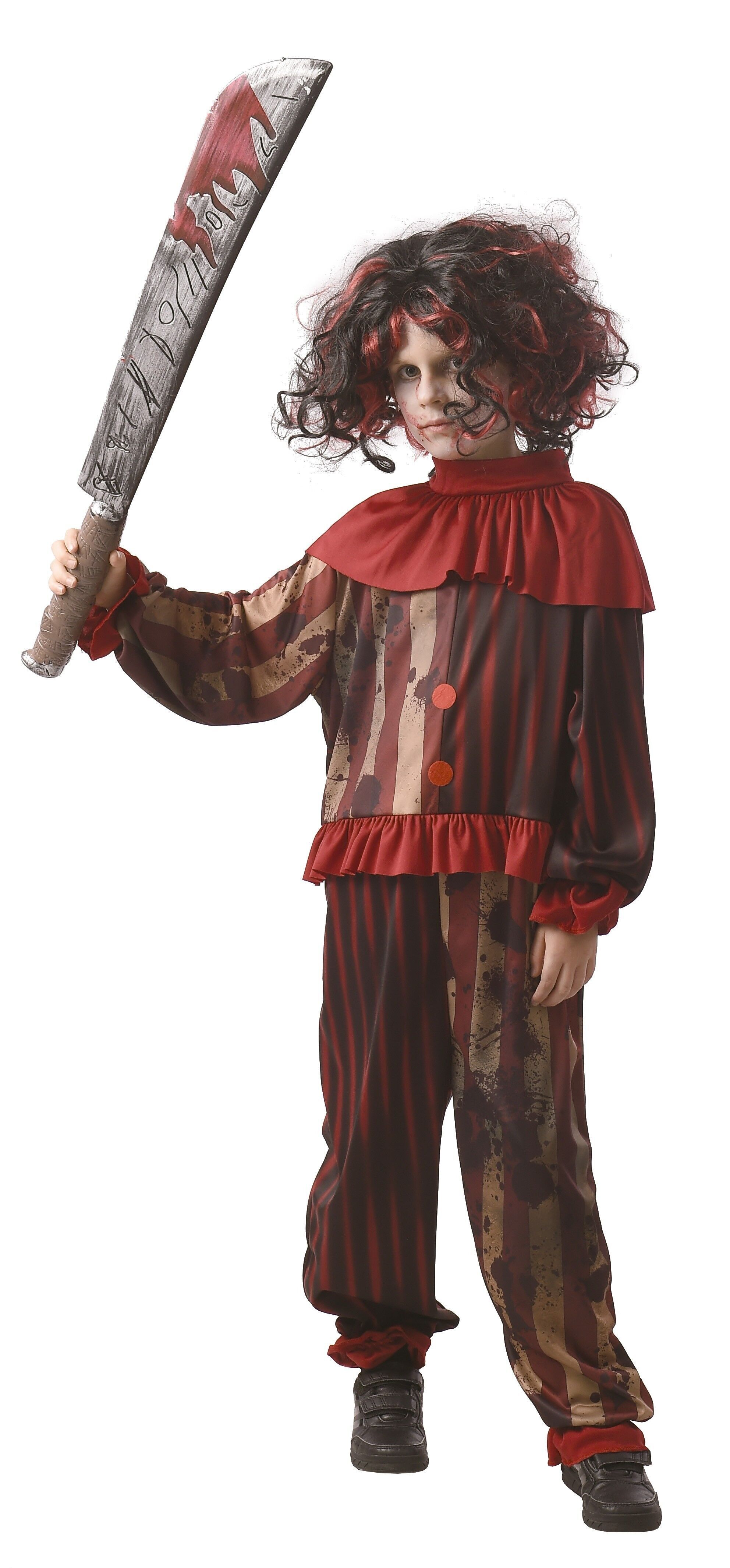 COSTUME DA PICCOLO CLOWN ASSASSINO 7-9 ANNI