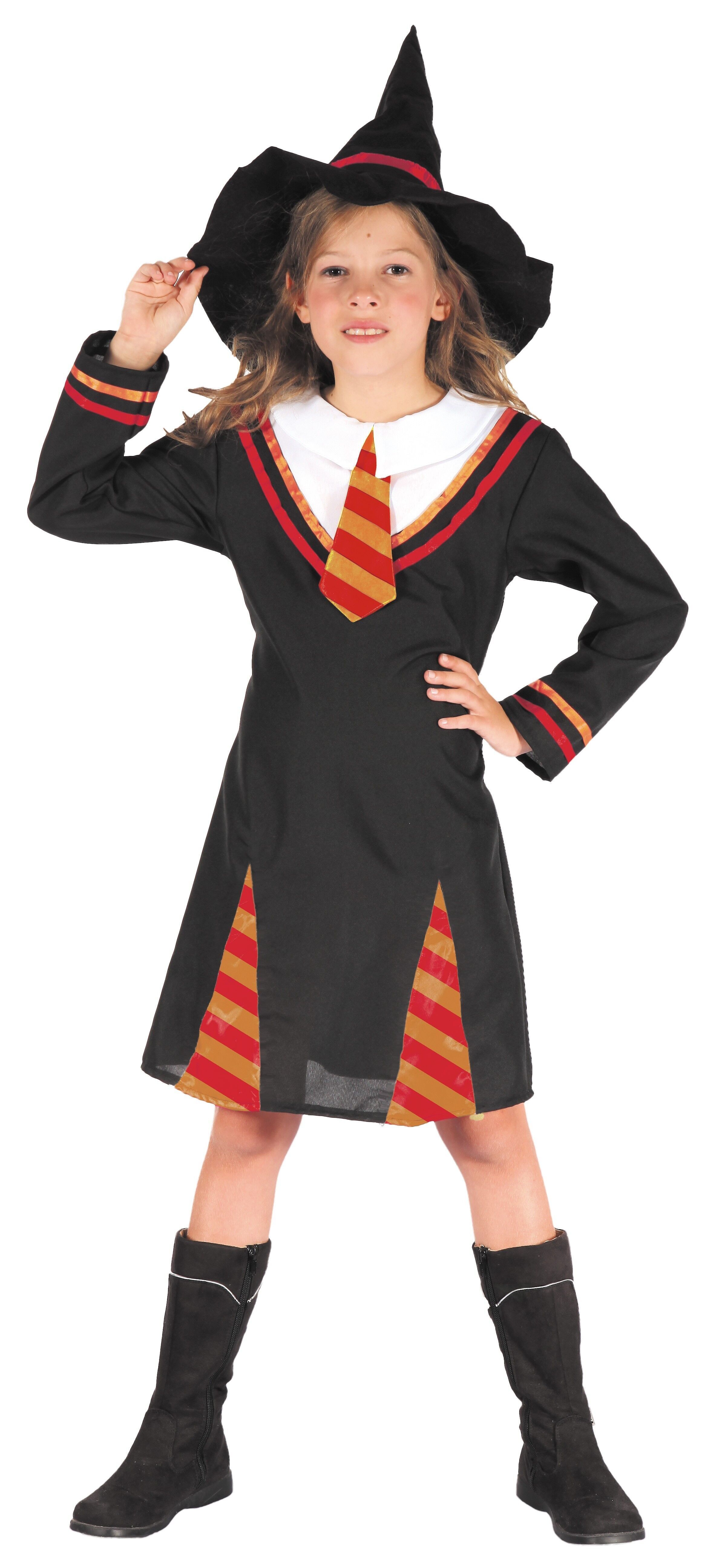 COSTUME DA STREGA APPRENDISTA 7-9 ANNI