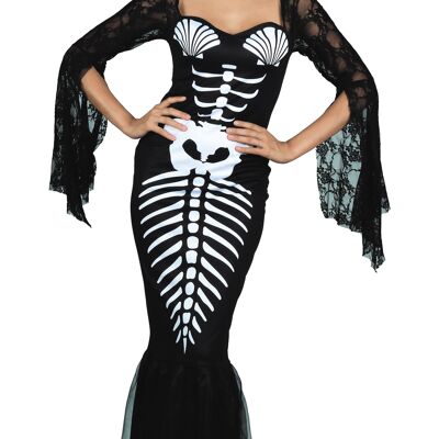 COSTUME DA SIRENA DA SCHELETRO