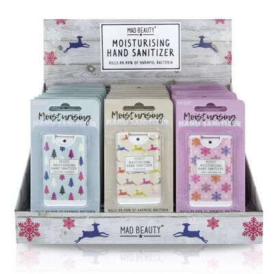 Mad Beauty Contemporary Christmas Hand Cleansers Display 24ud