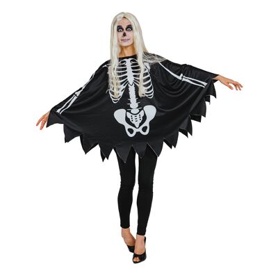 COSTUME PONCHO DA SCHELETRO