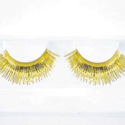 LAMETTA GOLD FALSE EYELASHES