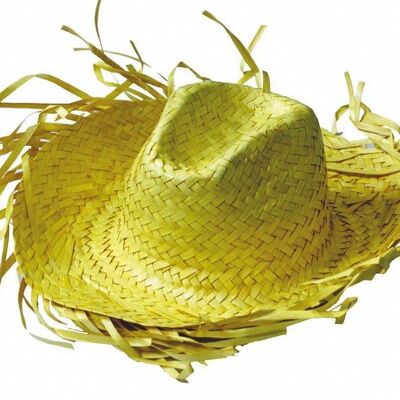YELLOW CARIBBEAN COWBOY HAT