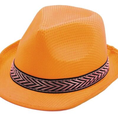 BORSALINO POLYESTER ORANGE