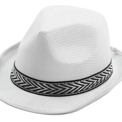 BORSALINO POLIESTERE BIANCO