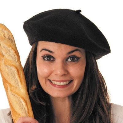 LUXURY BLACK BASQUE BERET
