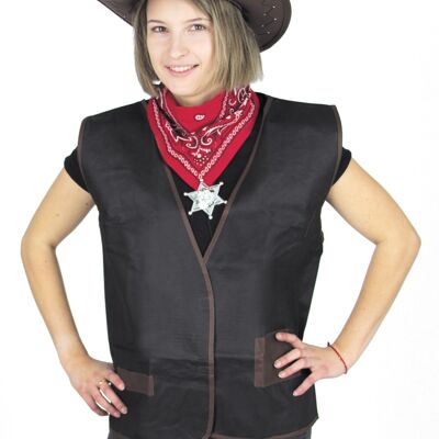Set da cowboy per adulti, 3 pezzi