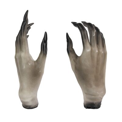 PAIRE DE MAINS DE SORCIERE 18CM