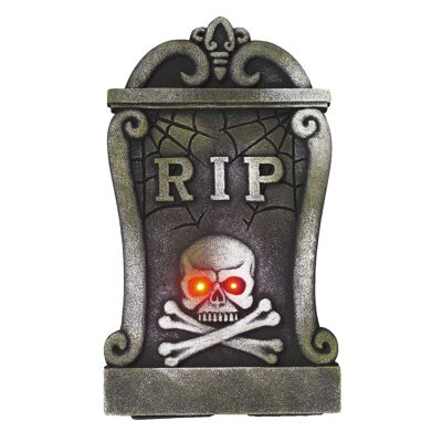 55CM LIGHTED TOMBSTONE