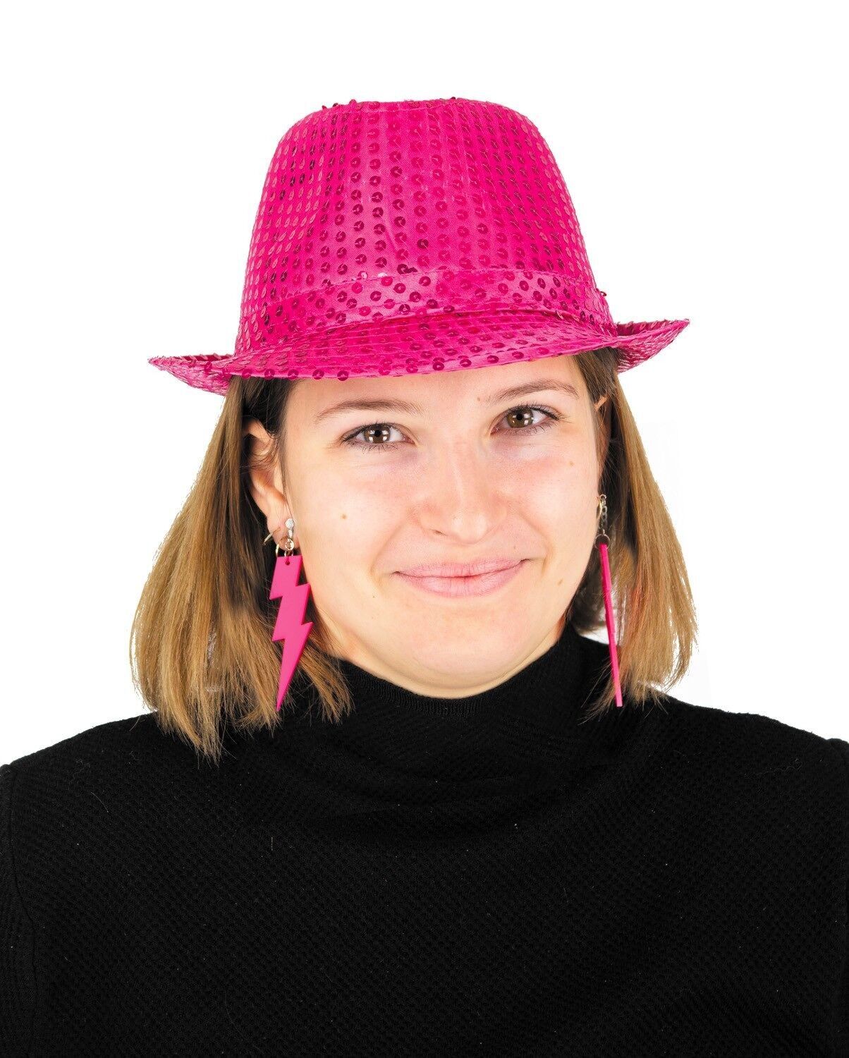 ORECCHINI FLASH NEON X2 ROSA