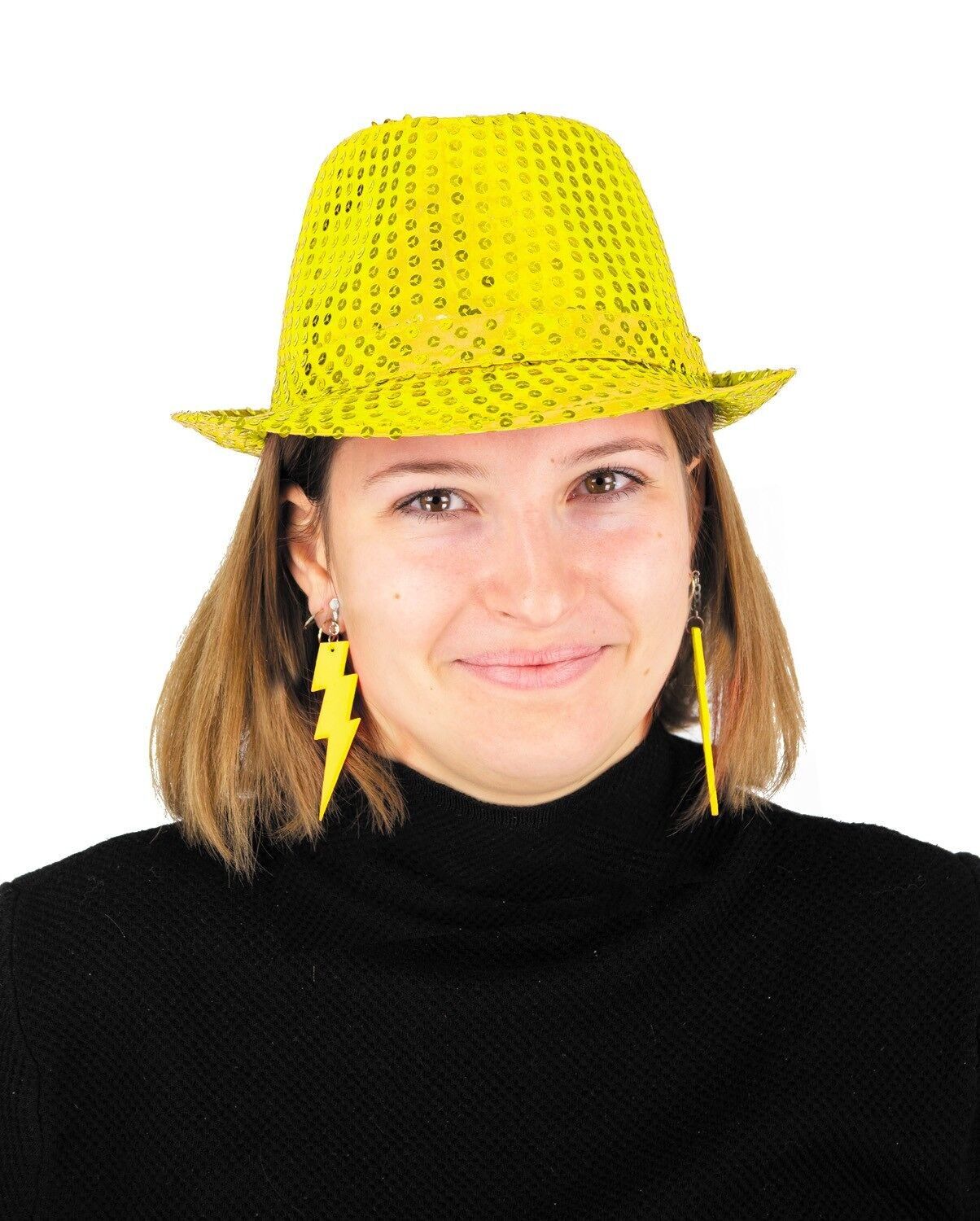 ORECCHINI FLASH NEON X2 GIALLI