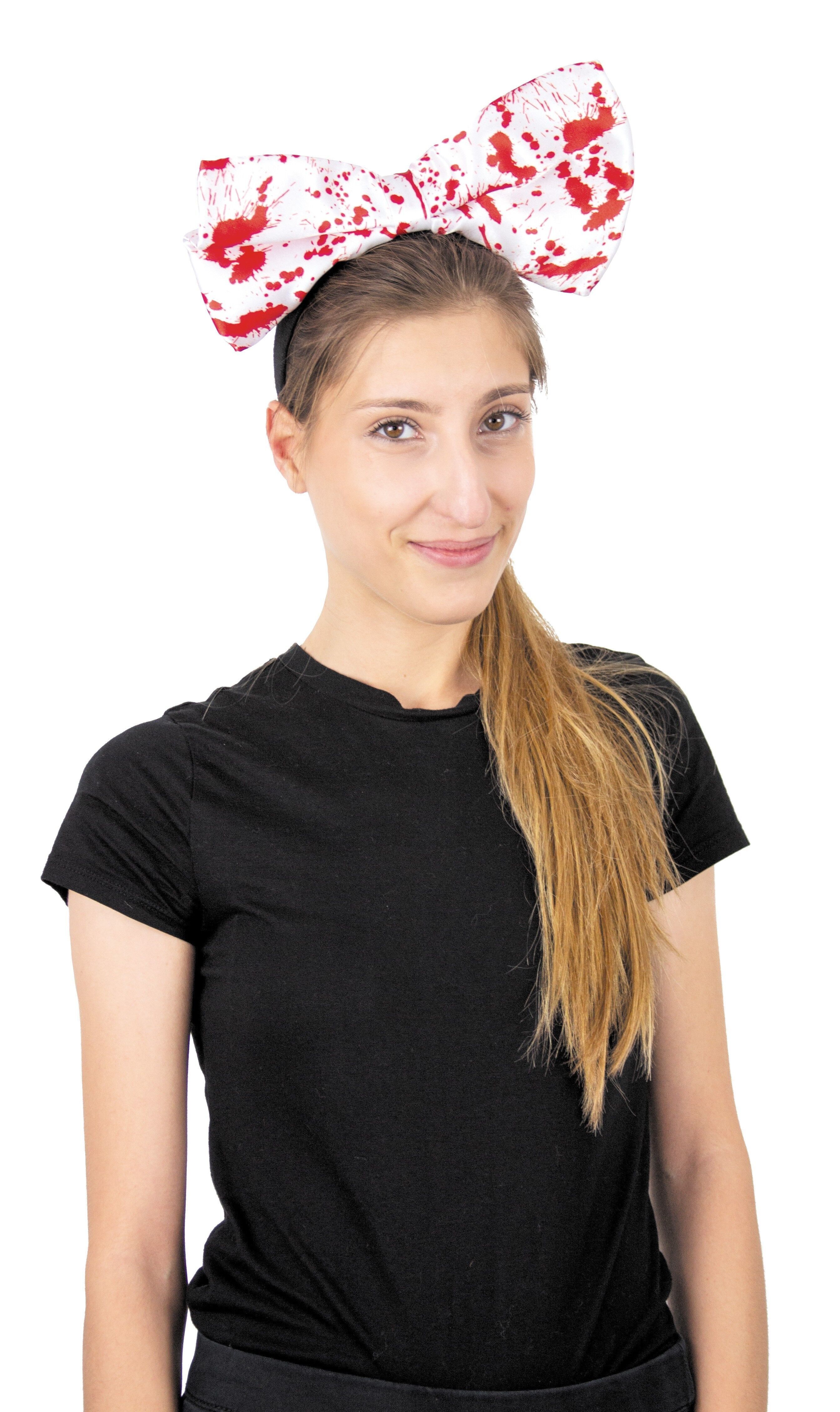 FASCIA PER CAPELLI CON FIOCCO INSALATE