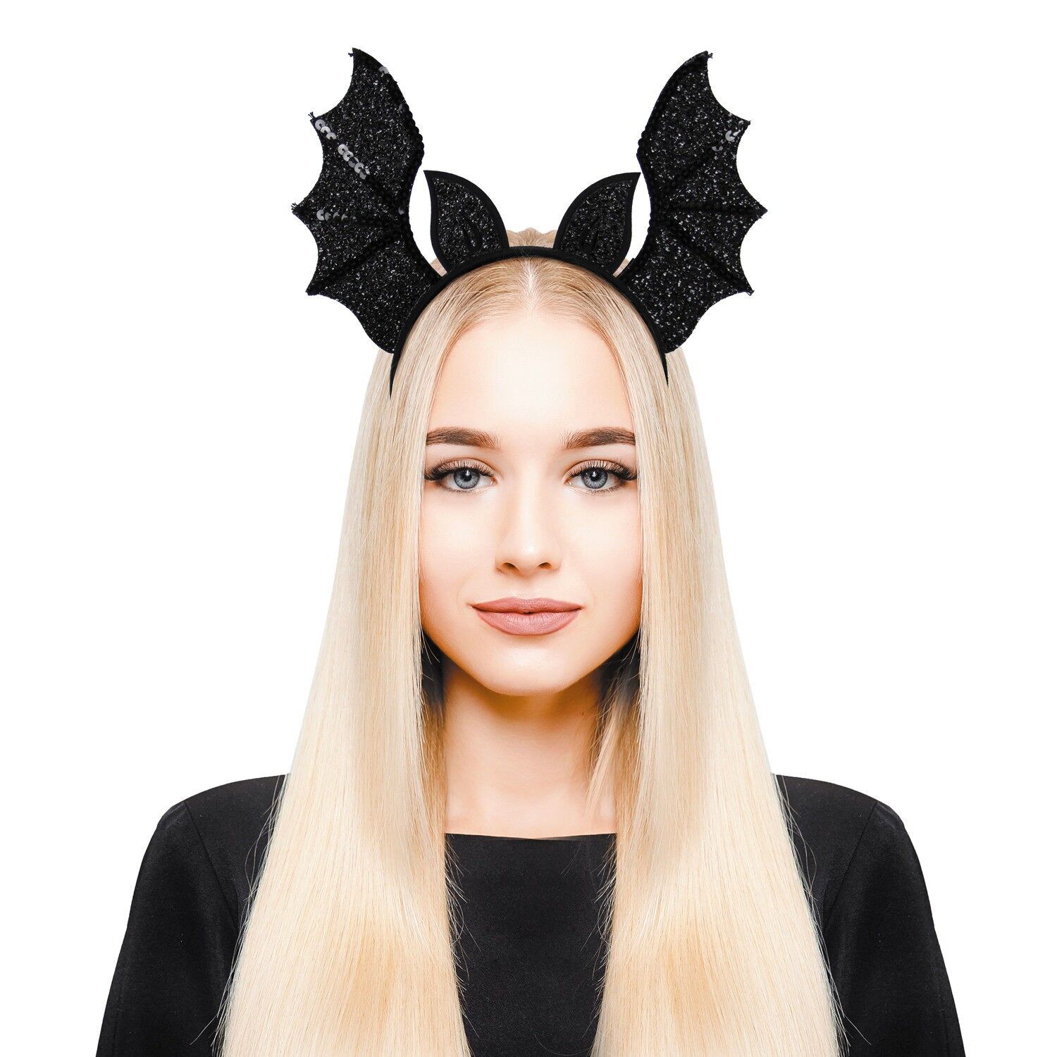 CERCHIETTO CON PAILLETTES GLAM BAT