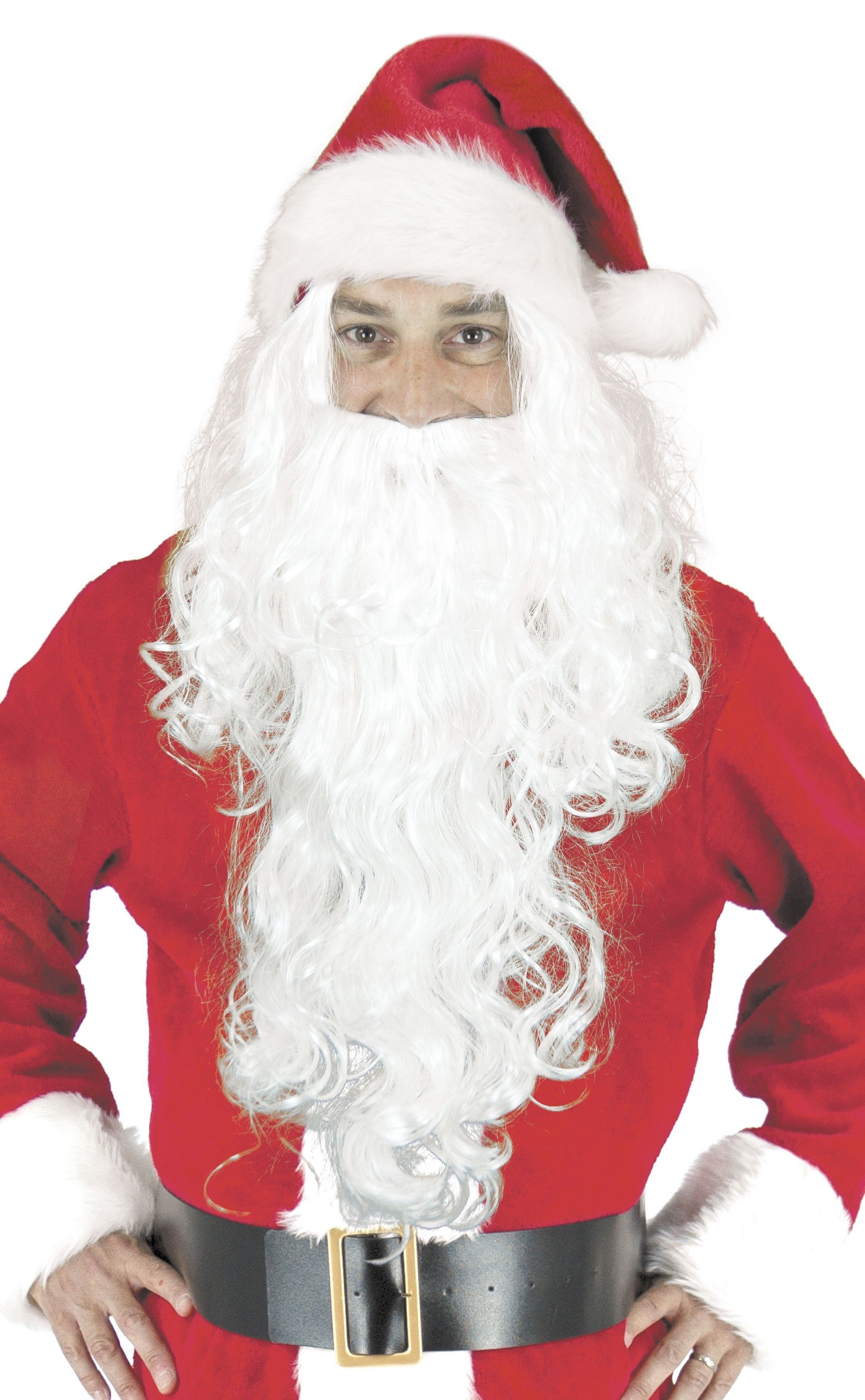 PARRUCCA E LUNGA BARBA BIANCA