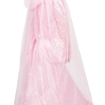 CAPE PRINCESSE PLUME ROSE ET OR ENFANT