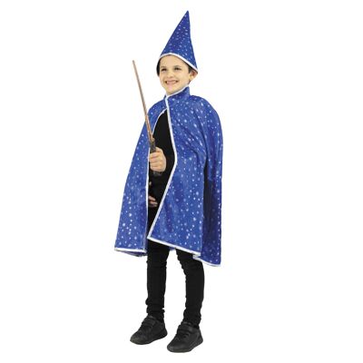 CAPA Y SOMBRERO DE MAGO DE LUJO PARA NIÑOS