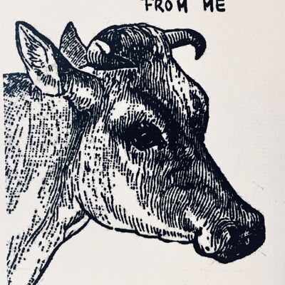 Buon compleanno carta mucca cow