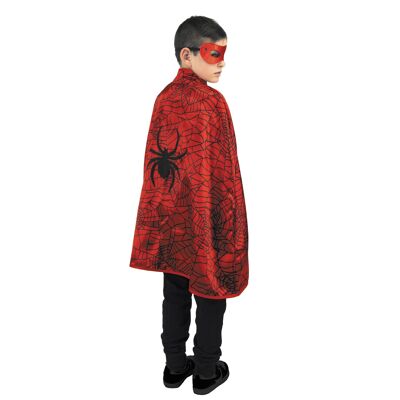 CAPA DE ARAÑA INFANTIL + MÁSCARA