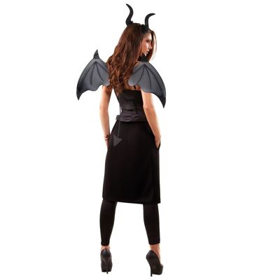 SET DIAVOLO NERO 2 PEZZI