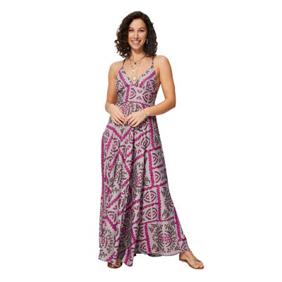 VESTIDO DE VERANO LARGO SIN MANGAS MBM0002G