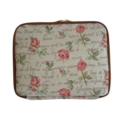 Rosa rosa - Organizzatore per iPad a doppio strato